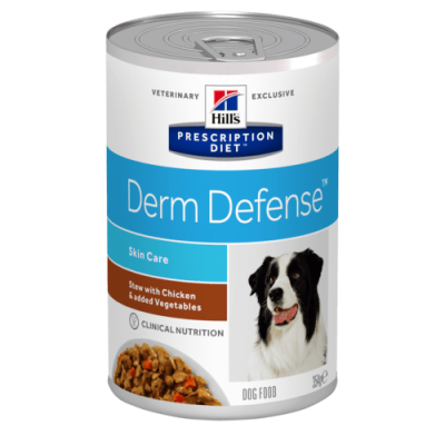 Hill's Prescription Diet Canine Derm Defense Spezzatino Al Pollo E Verdure 354g