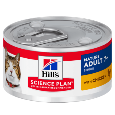 Hill's Science Plan Mature Adult 7+ Alimento Per Gatti In Lattina 82g