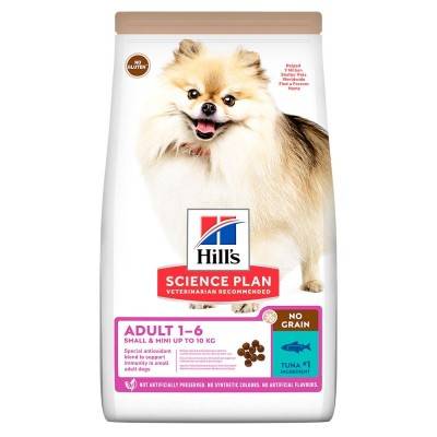 Hill's Science Plan No Grain Small&mini Adult Alimento Per Cani Con Tonno