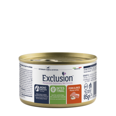Exclusion Intestinal Cat Pork And Rice 85g